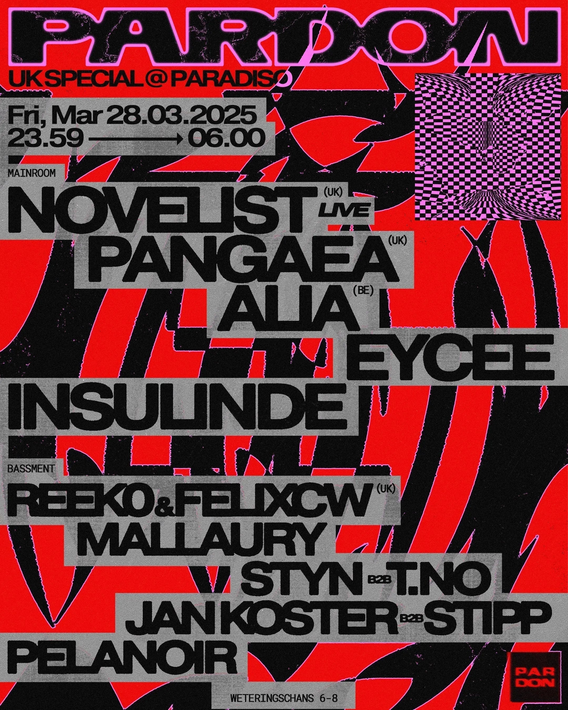 PARDON at Paradiso - Patta