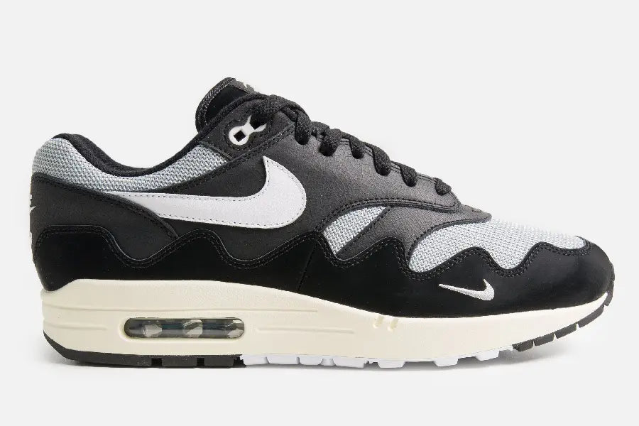 Patta X Nike Air Max 1 (Metallic Silver/White-Black-Coconut Milk) - Patta