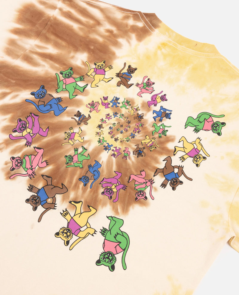 Patta Tie Dye Swirl T-Shirt (Tapioca) Patta