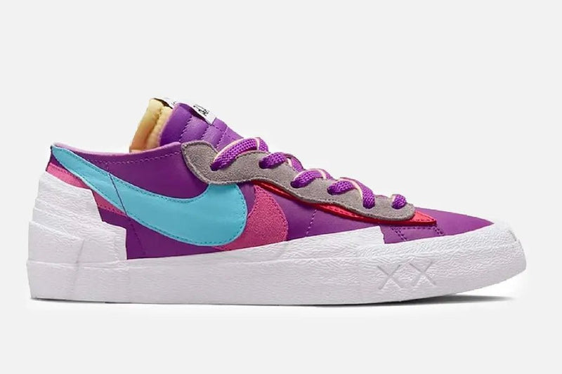 Nike Blazer Low X Sacai X Kaws (Purple Dusk/Lagoon Pulse-White-Pink Pow) - Patta