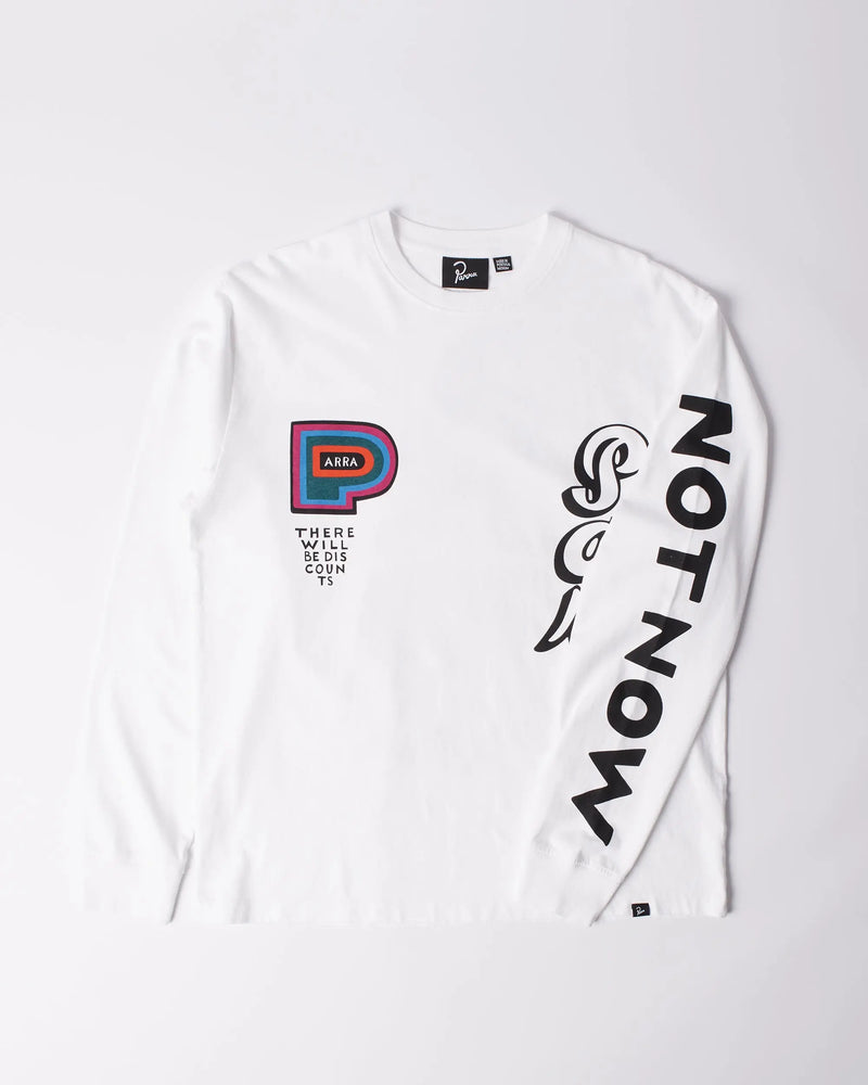 ByParra There Will Be Not Long Sleeve t-shirt(White) ByParra