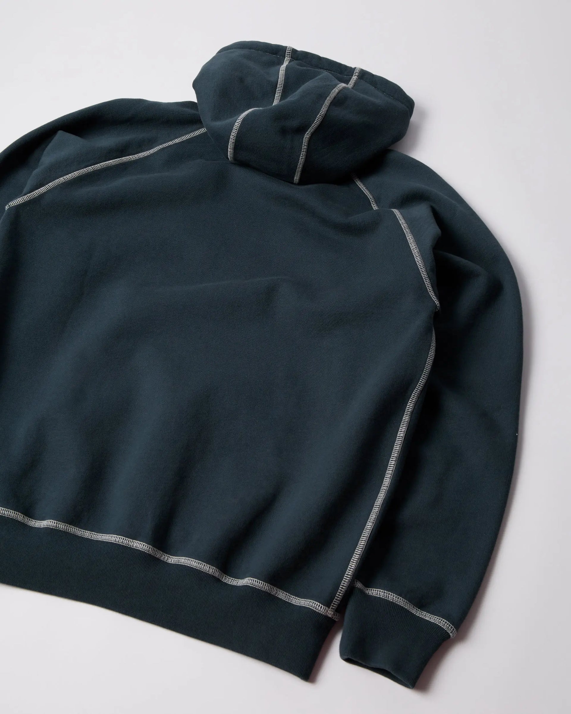 byParra Circled Script Logo Hooded Sweatshirt (Dark Blue) ByParra