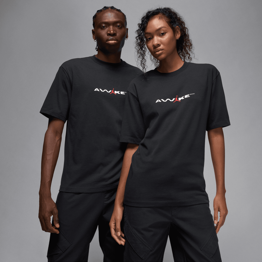 Jordan x Awake NY T-Shirt (Black/ White/ University Red)