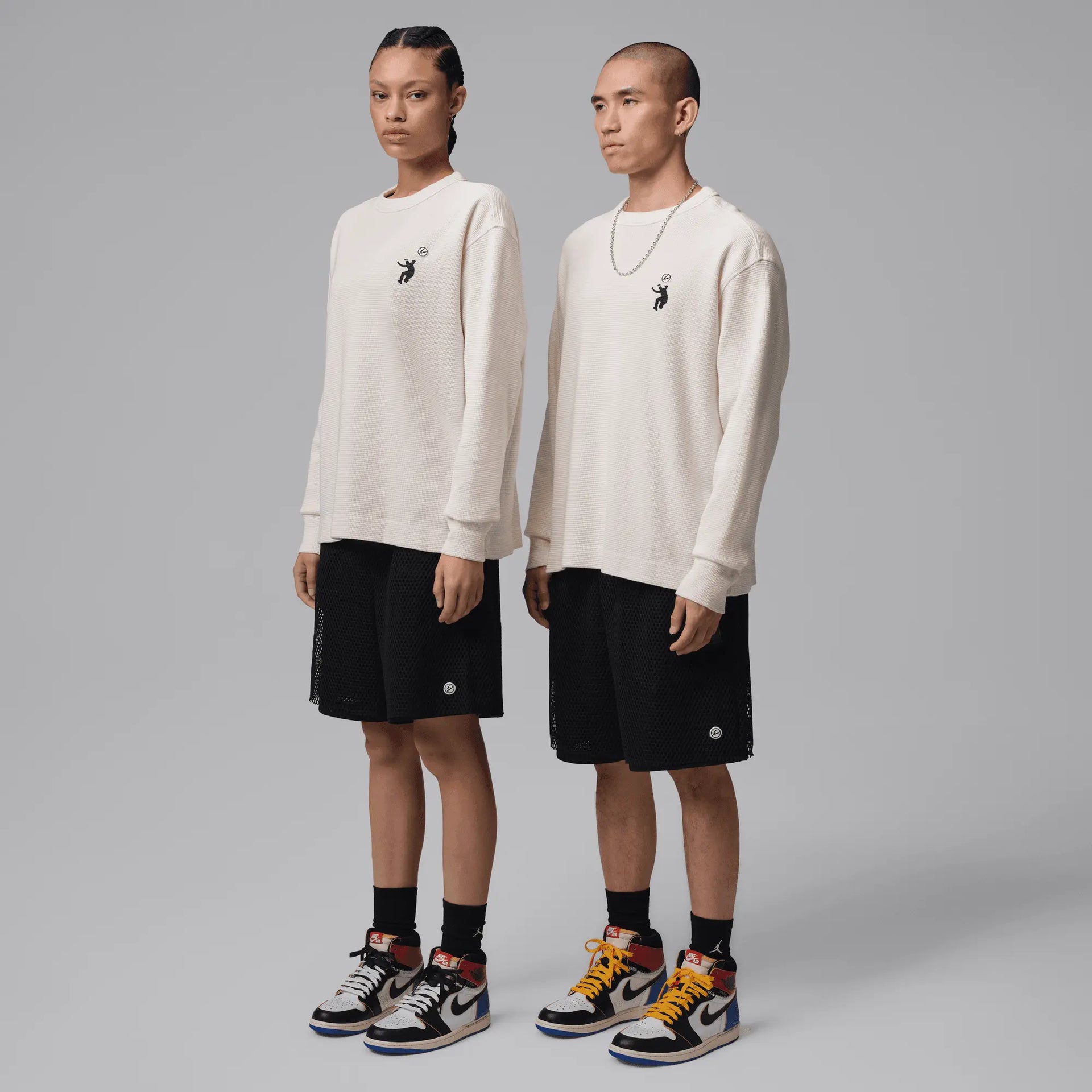 Jordan x Union x Fragment ''Thermal'' LS (Pale Ivory/Team Orange/White/Black) Jordan