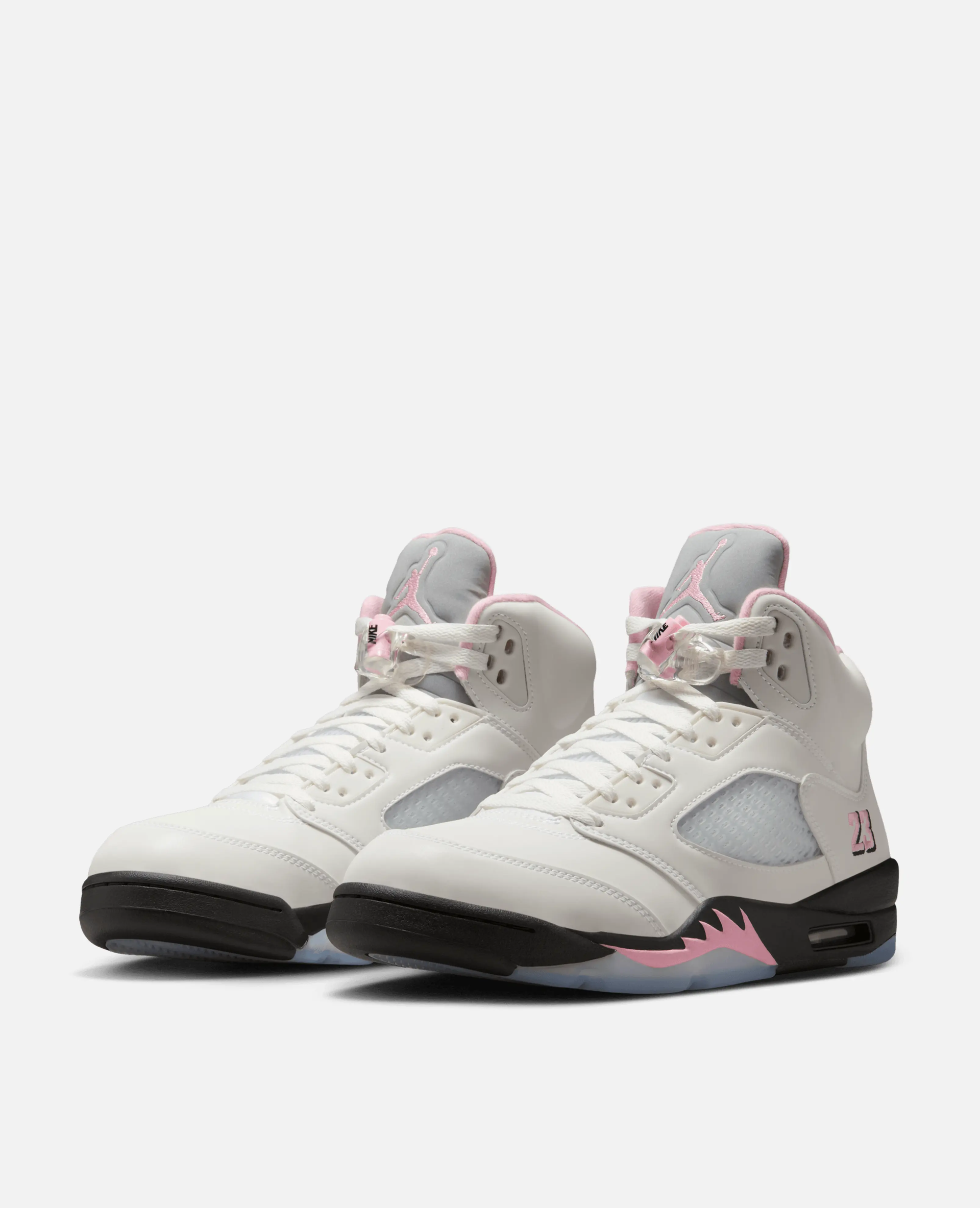 Nike Air Jordan 5 Retro "Medium Soft Pink" (White/Med Soft Pink-Black) Nike
