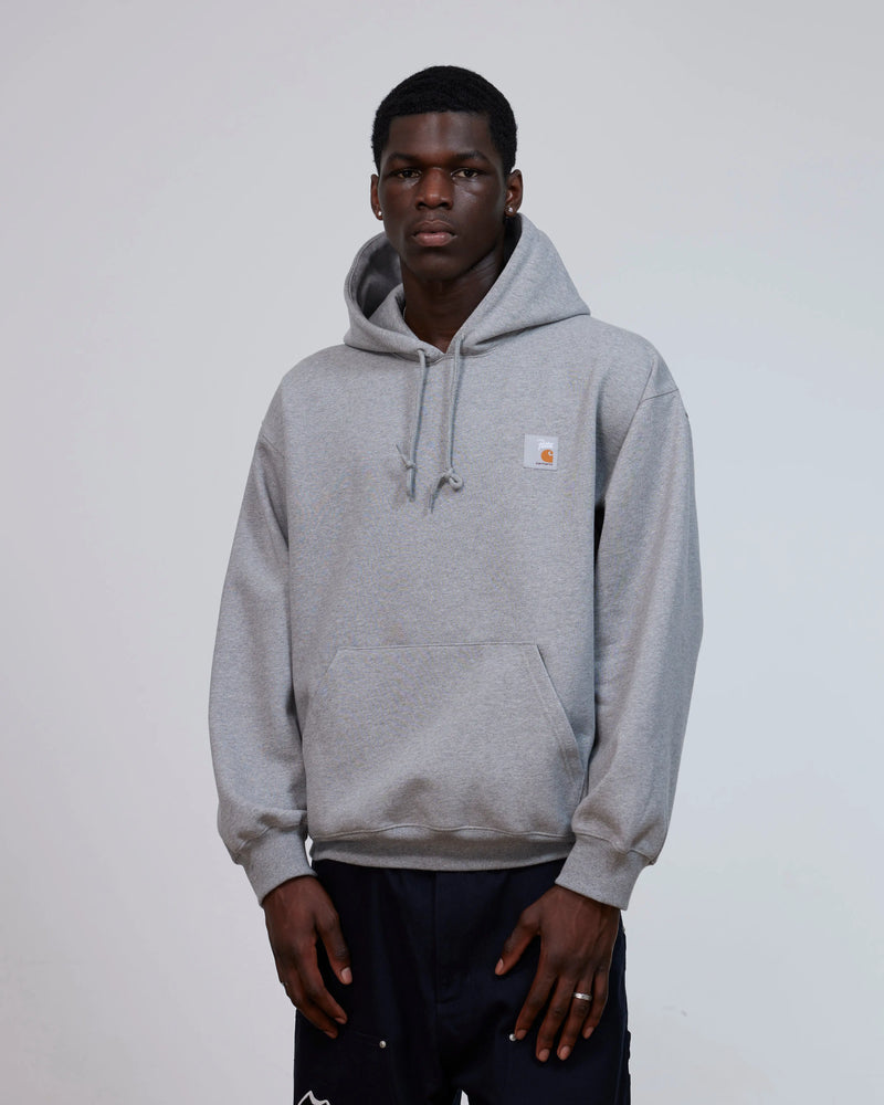 Patta x Carhartt Hooded Sweatshirt (Grey Heather) Patta x Carhartt