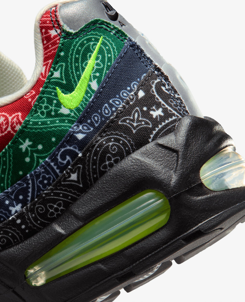 Nike Air Max 95 Sp (Sail/Volight-Universal Red-Sport Green-Black-Midnight Navy) Nike