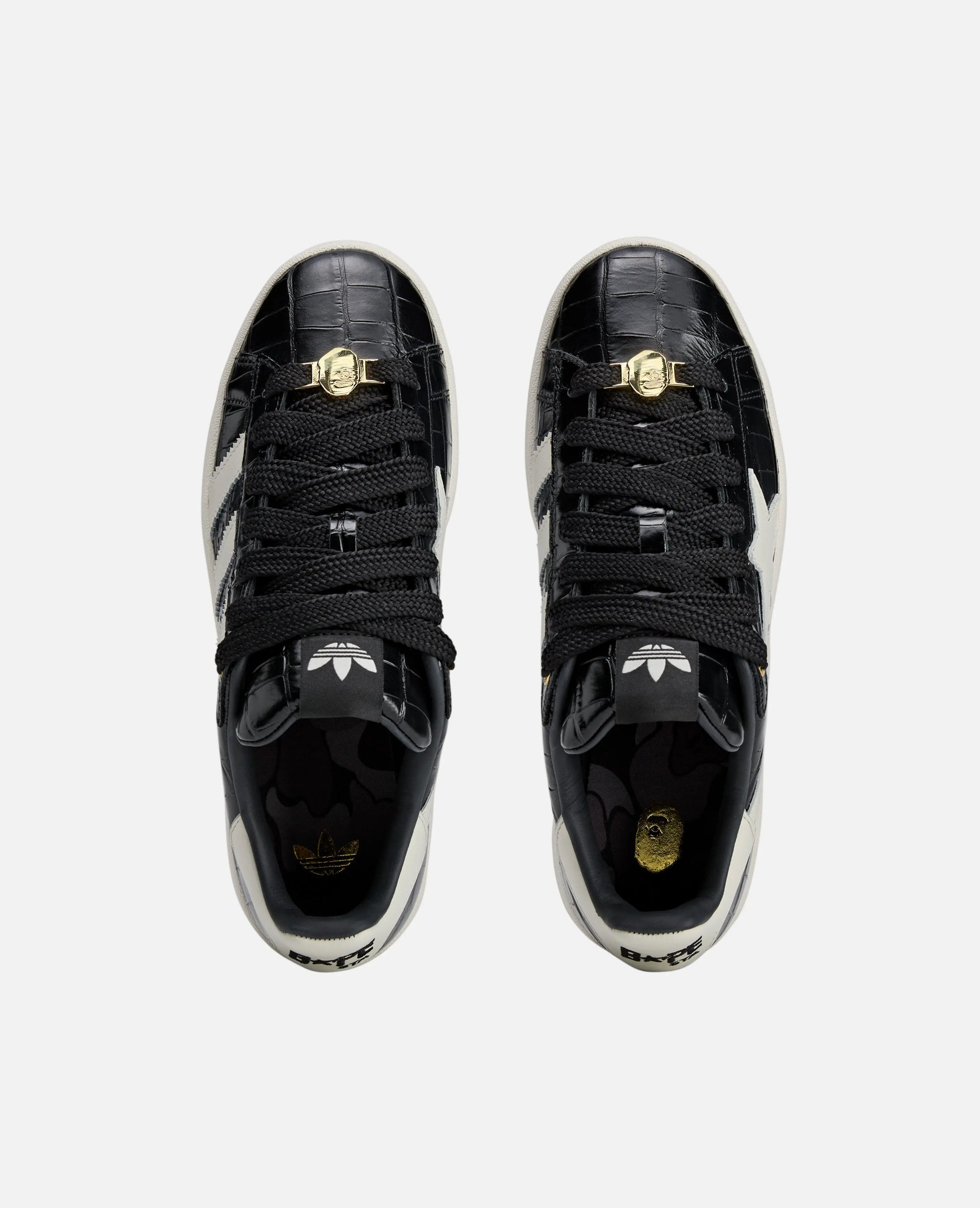 Adidas x Bape Campus 00s Black (CBLACK/OWHITE/GOLDMT) Adidas