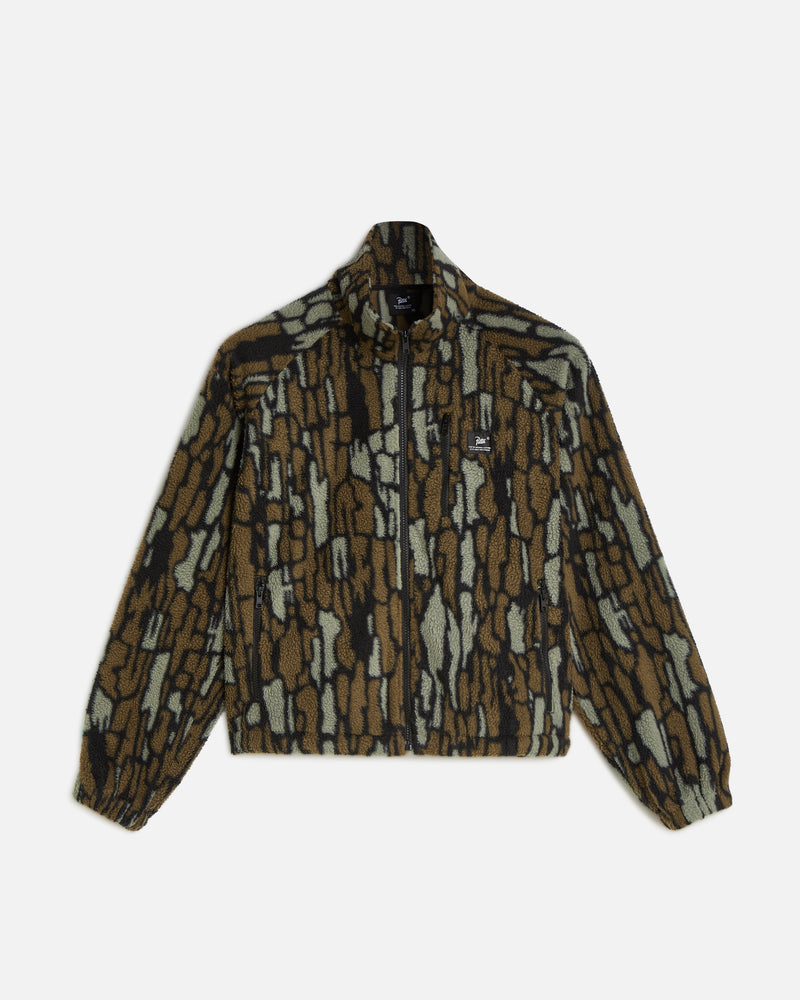 Patta Woodie Fleece Jacket (Slate Black)