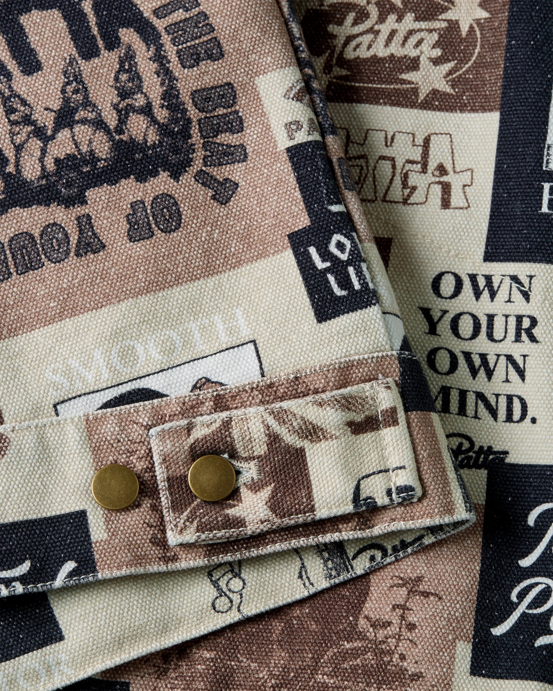 Patta Collage Insulated Canvas Jacket (Multi) Patta