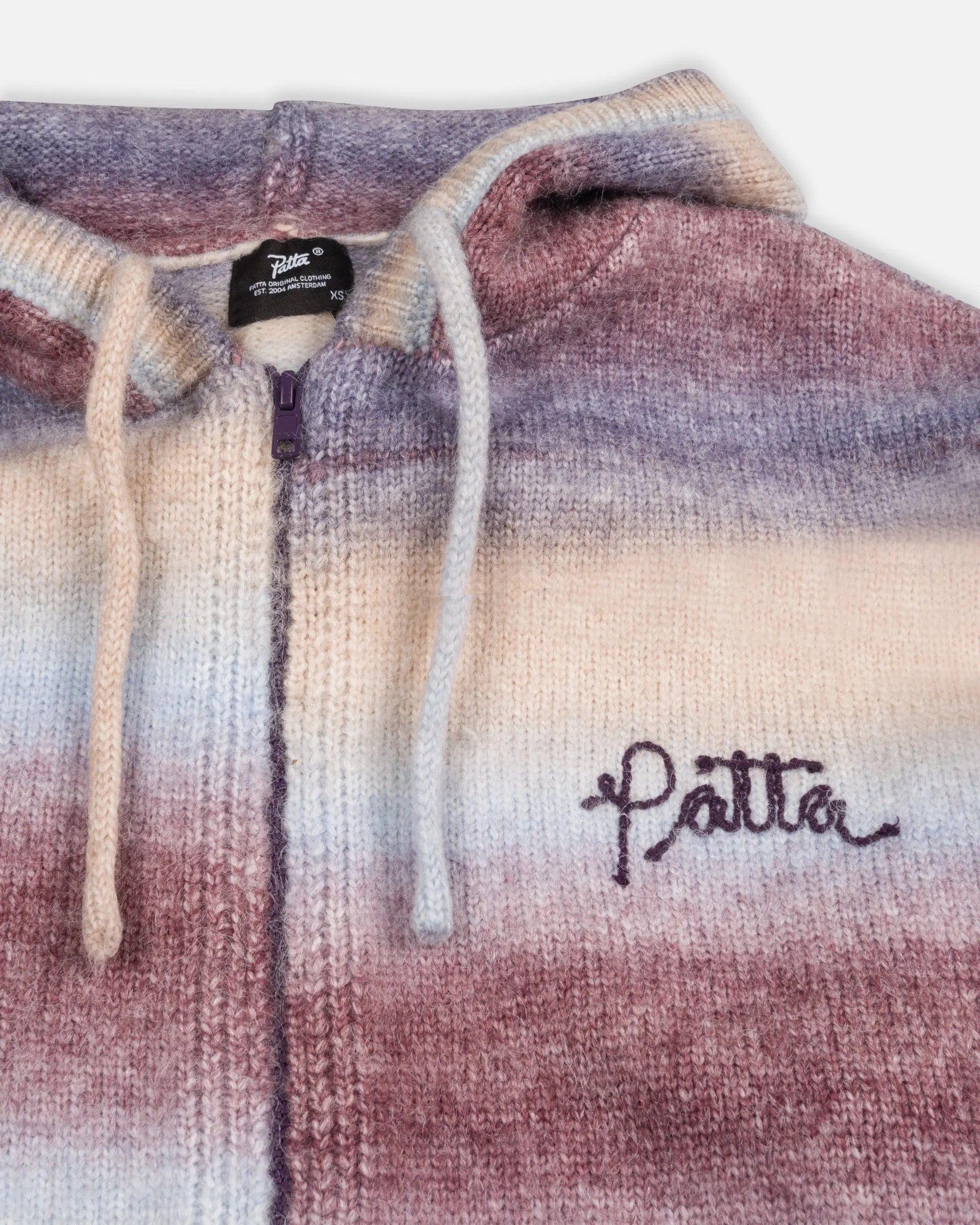 Patta Space Dye Knitted Hooded Sweater (Multi) Patta