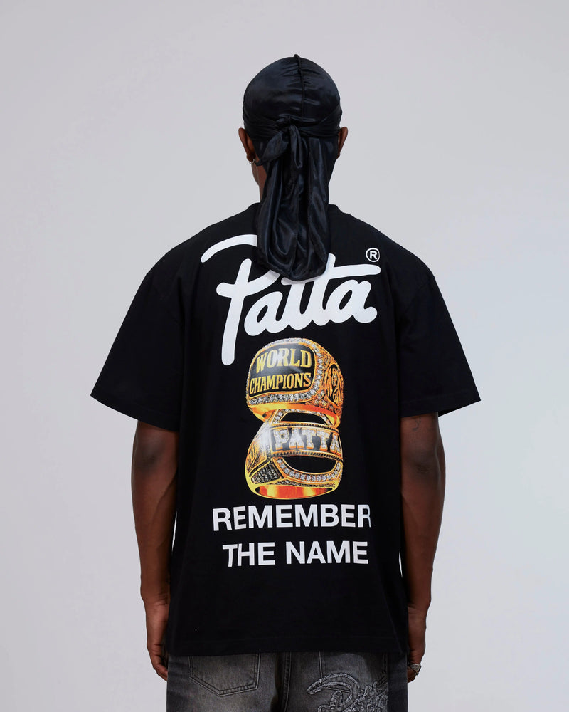 Patta Championship T-Shirt (Black) Patta