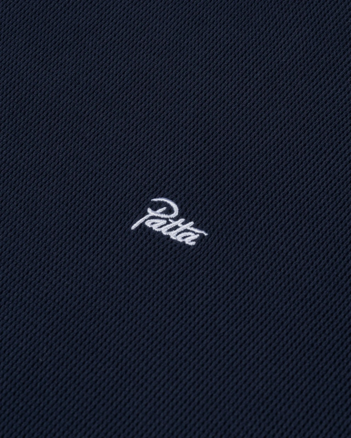 Patta Waffle Script Logo T-Shirt (Black Iris) Patta