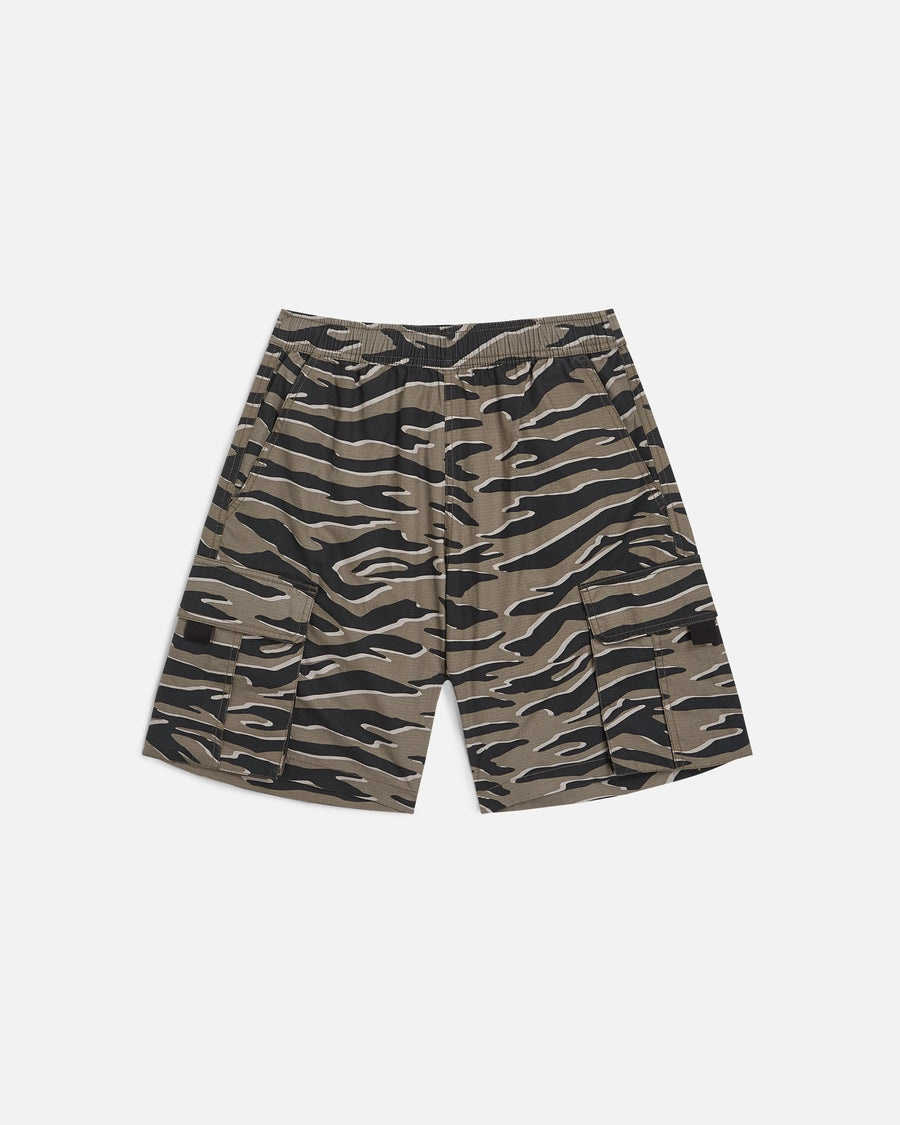 Patta Tiger Stripe Camo Cargo Ripstop Shorts (Multi) Patta