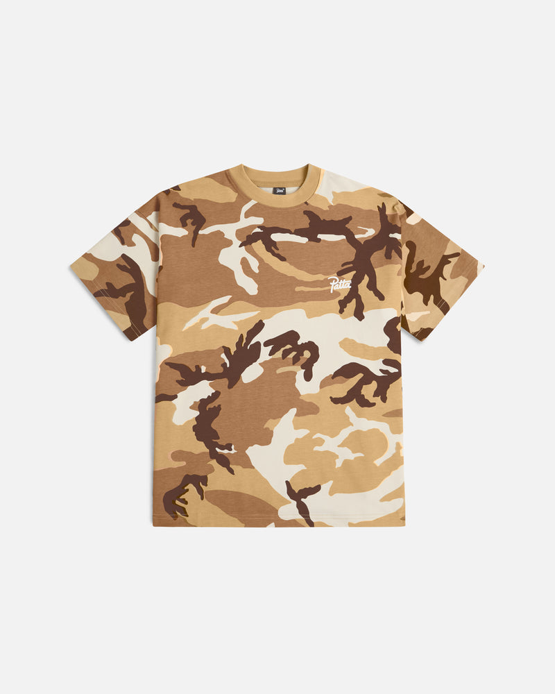 Patta Bark Woodland Camo T-Shirt (Sand Dollar)