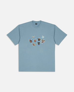 Patta Dogs T-Shirt (Dusty Blue) Patta