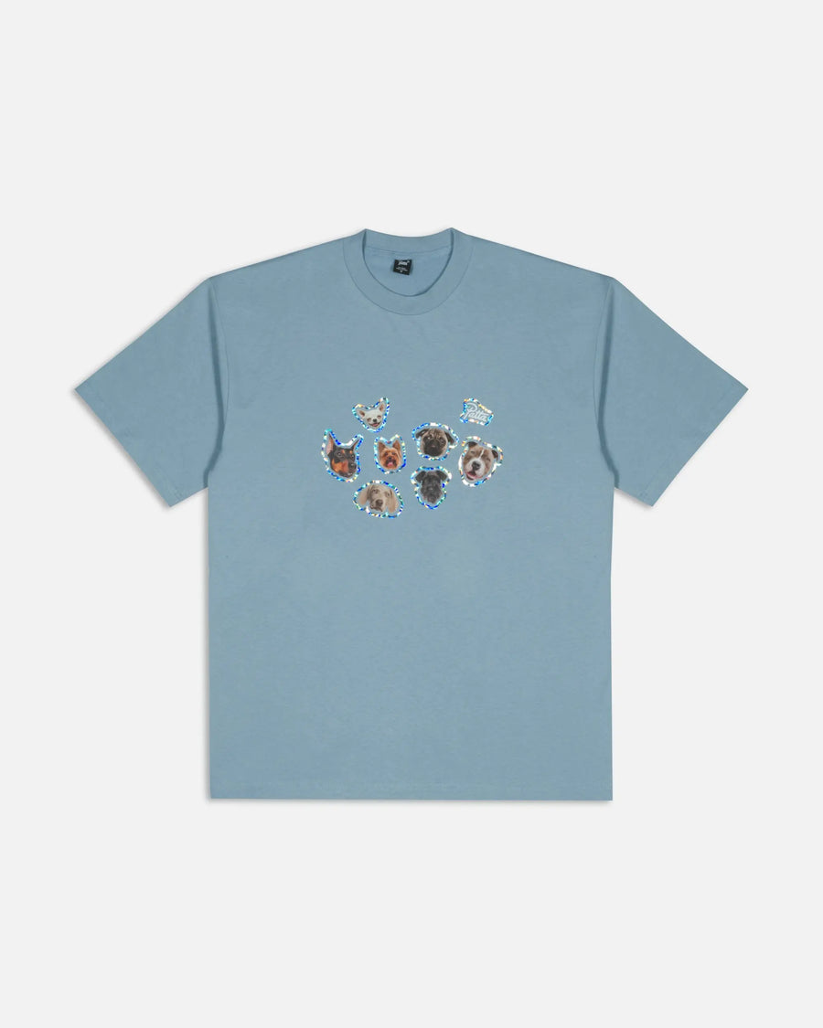 Patta Dogs T-Shirt (Dusty Blue) Patta