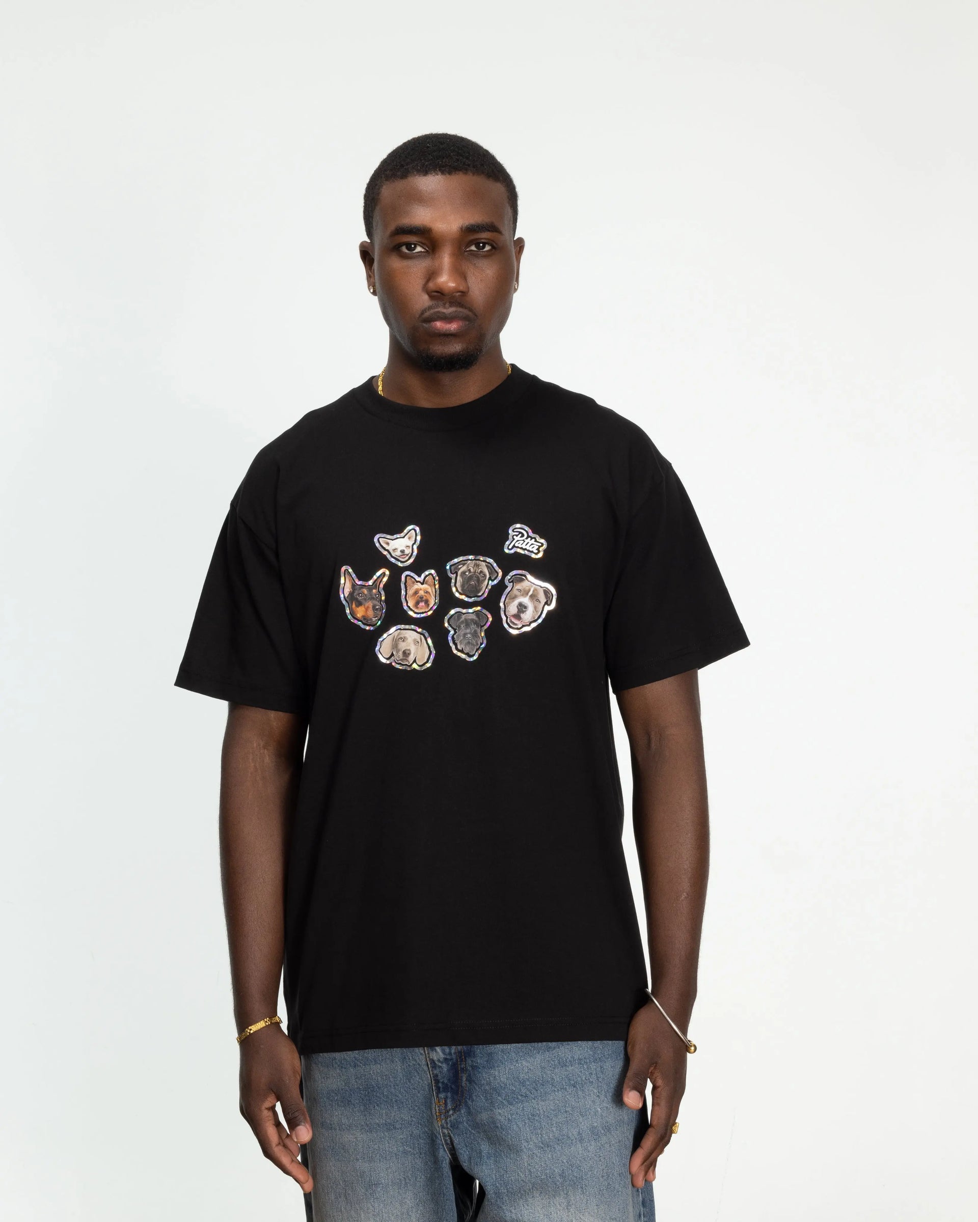 Patta Dogs T-Shirt (Black) Patta