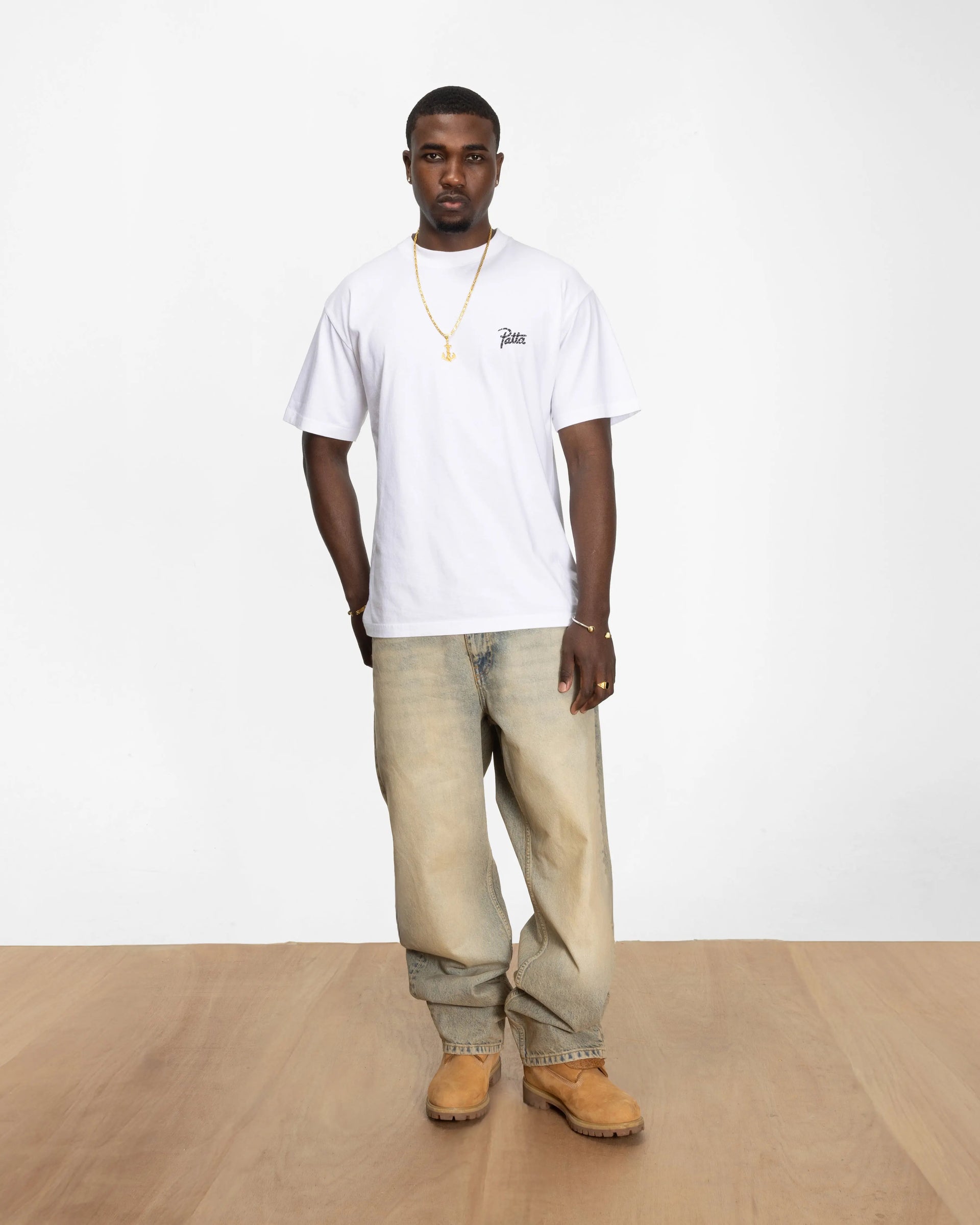 Patta Croco T-shirt (White) Patta