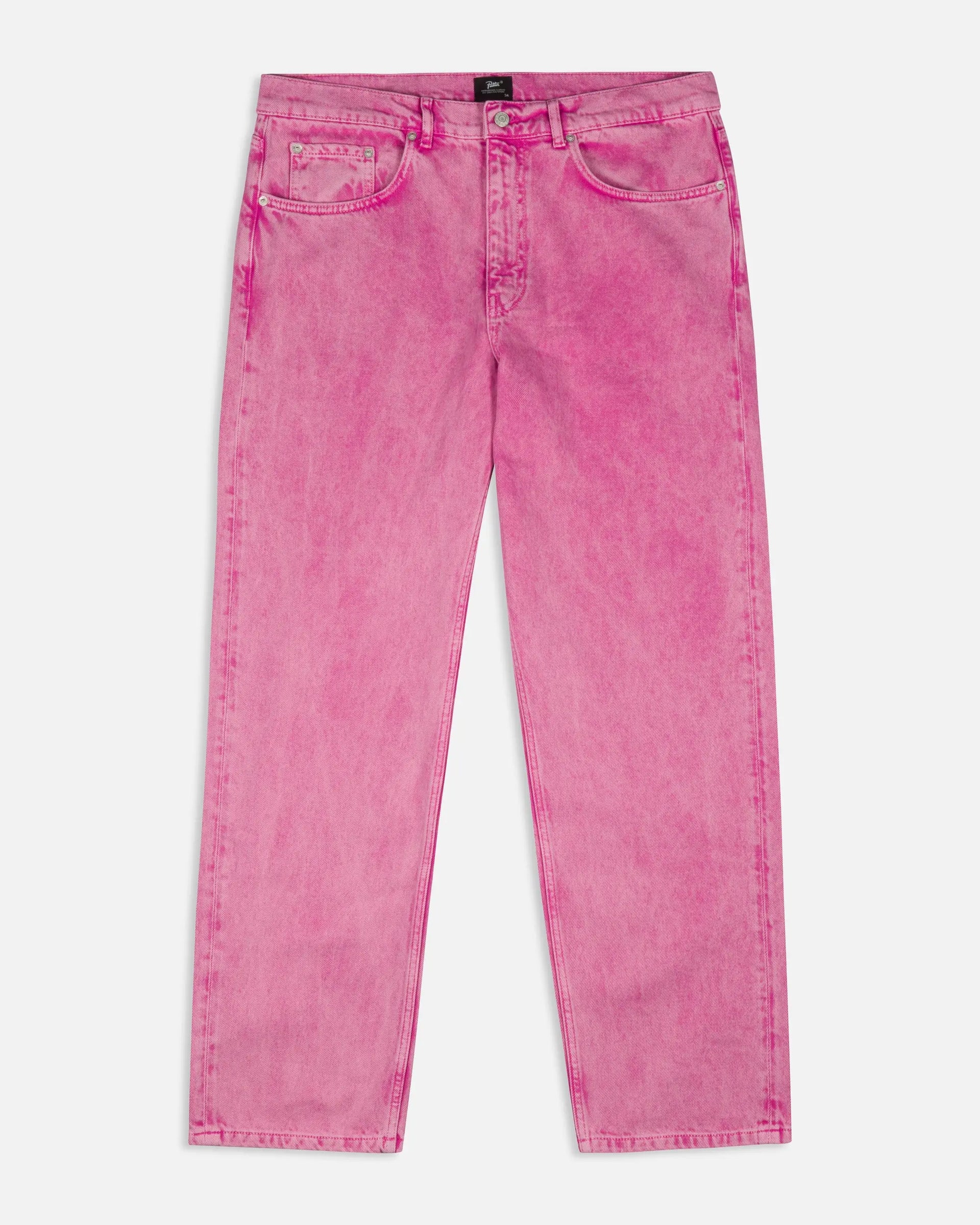 Patta Acid Wash Fuchsia Purple Denim Pants (Fuchsia Purple) Patta