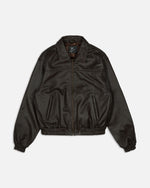 Patta Leather Bomber Jacket (Coffee Bean)