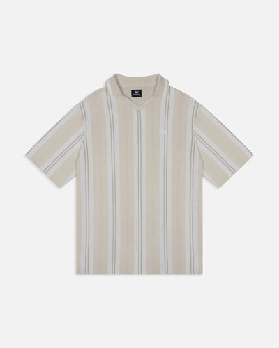 Patta Knitted Football Shirt (Oatmeal) Patta