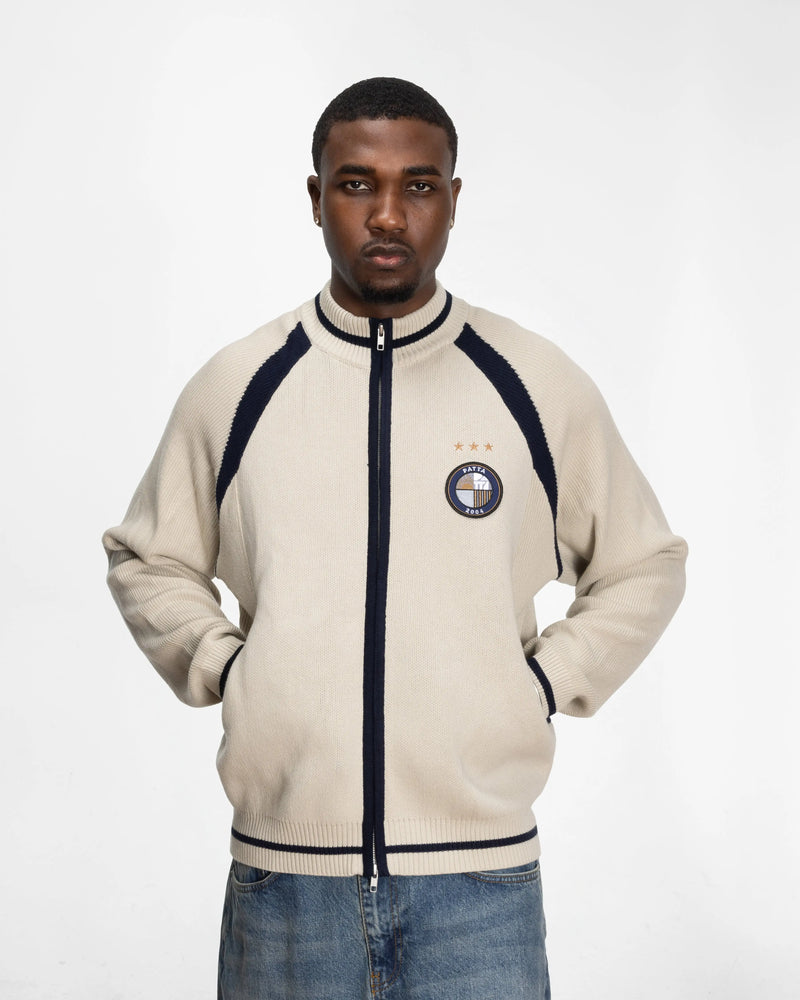 Patta Track Top Cardigan (Vaporous Grey) Patta