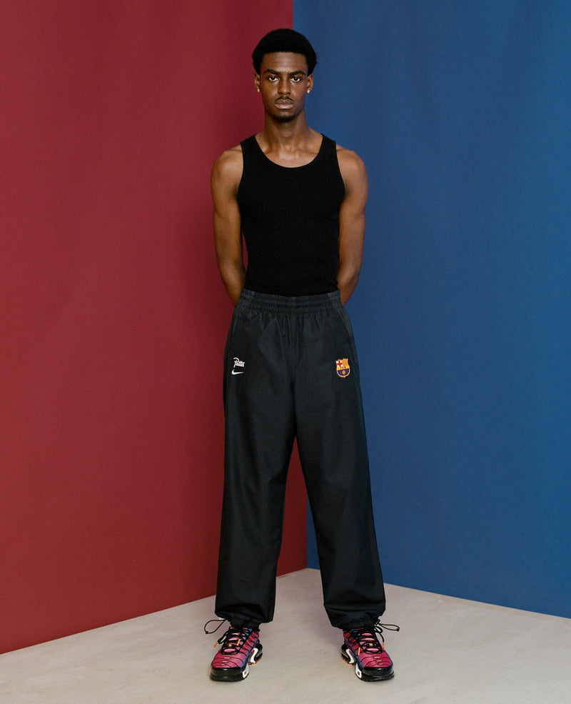 FCB x Patta Culers del Món Track Pants (Black/White) - Patta