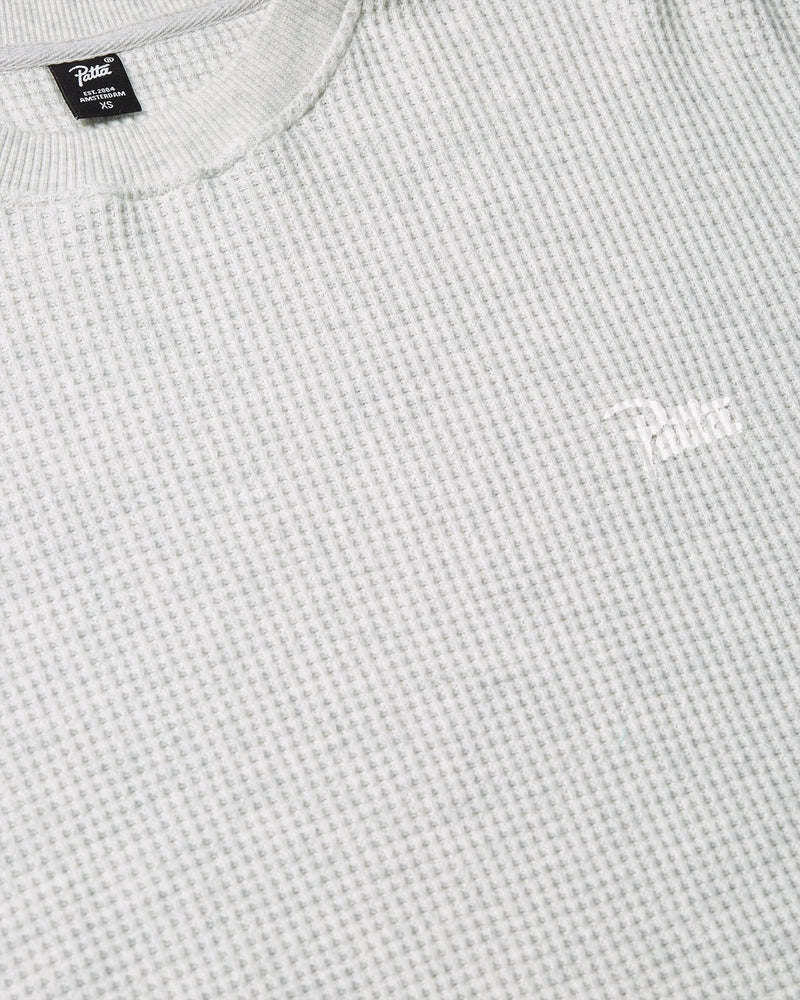 Patta Basic Waffle T-Shirt (Melange Grey) - Patta