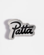 Patta Script Logo Shaped Ashtray (White/Black) - Patta