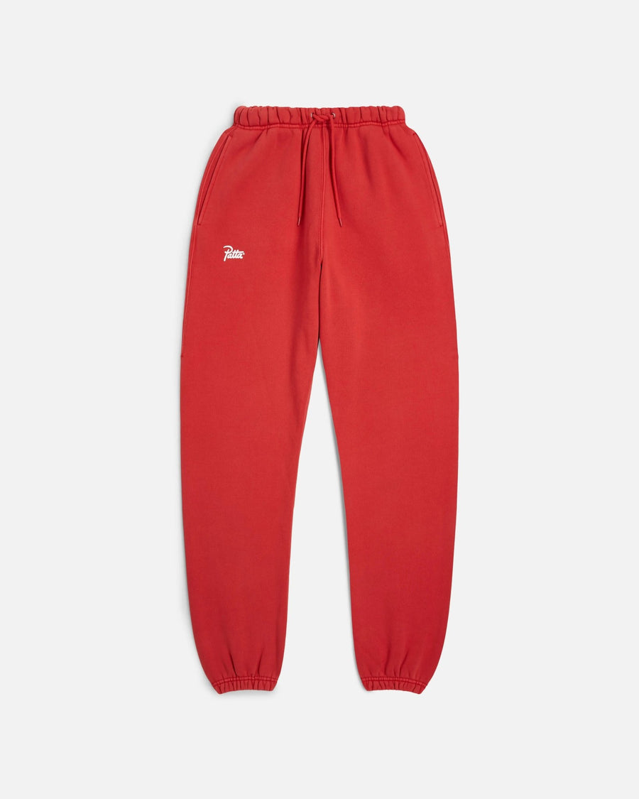 Patta Washed Classic Jogging Pants (Haute Red) - Patta