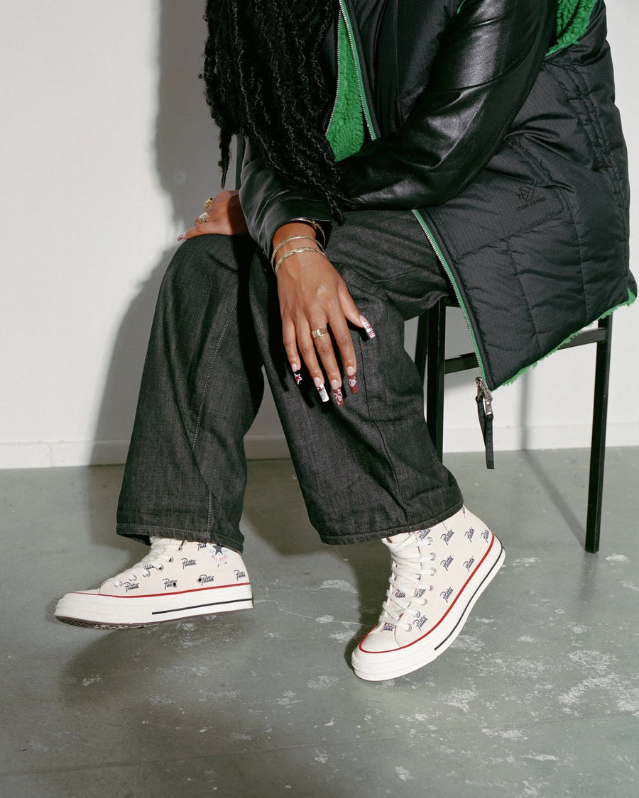 Patta x Converse Chuck 70 Hi (Natural Ivory/Insignia Blue) - Patta