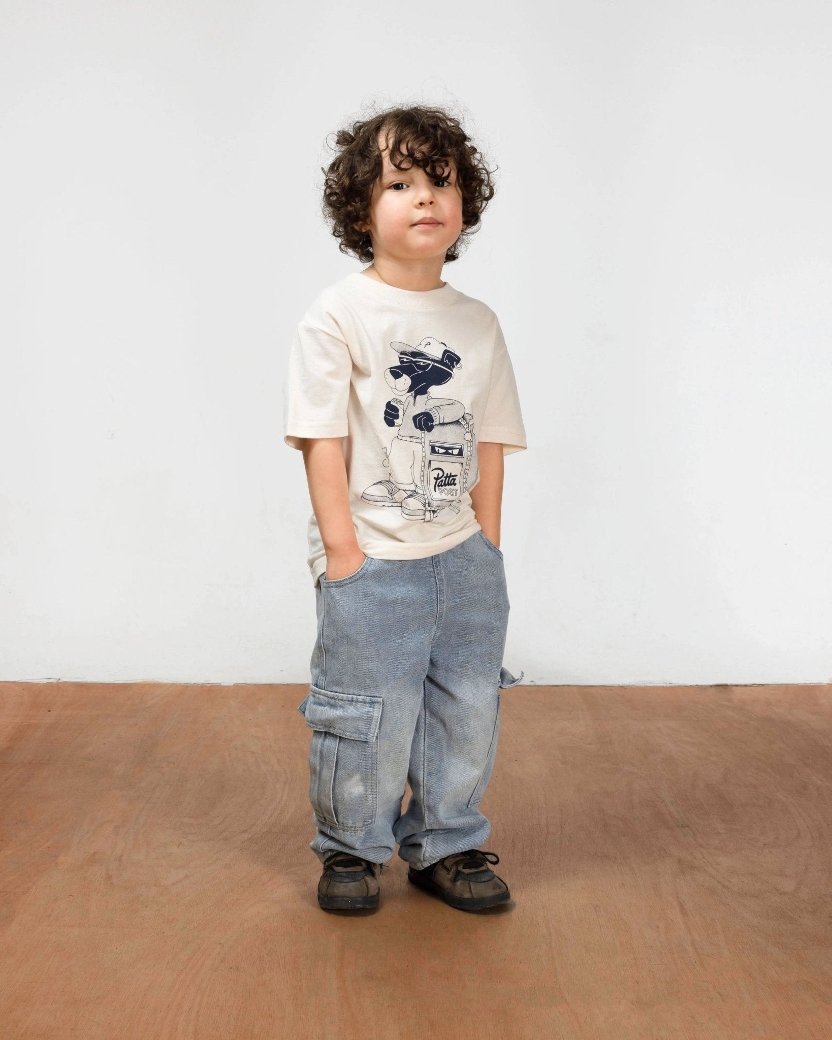 Patta You Got Mail Kids T-Shirt (Sea Salt) - Patta